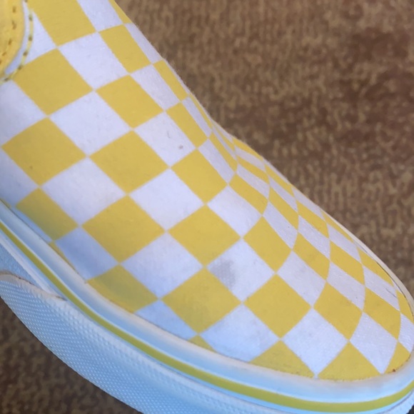 Yellow Checkered Vans - Picture 12 of 13